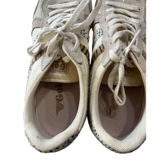 Gola Anthropologie Daytona Safari Animal Print Sneakers Size 9 US Shoe Workout - Picture 3 of 5
